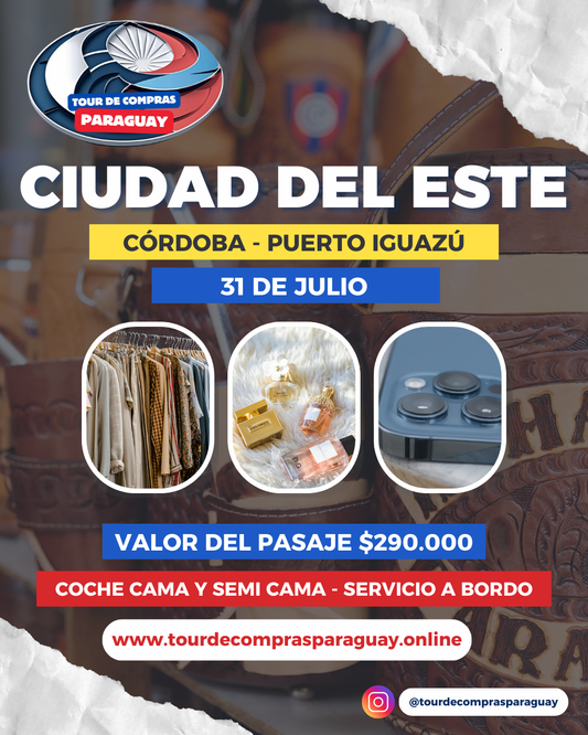 31 De Julio - Córdoba - Puerto Iguazú